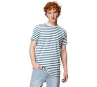 Honesty Rules Striped T-Shirt aegean-blue XS