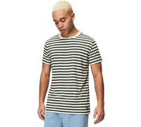 Honesty Rules Striped T-Shirt cilantro-green XL