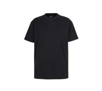 Honesty Rules Unisex Kurzarm T-Shirt Oversize French Terry aus Bio-Baumwolle, Black, Gr. M