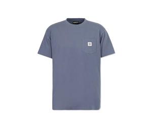 Honesty Rules Unisex Kurzarm T-Shirt Pocket aus Bio-Baumwolle, Dove-Blue, Gr. XXL