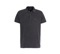 Honesty Rules Unisex Kurzarm T-Shirt Signature Vintage Polo aus Bio-Baumwolle, Faded-Black, Gr. M