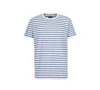 Honesty Rules Striped T-Shirt aegean-blue XXL