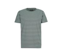 Honesty Rules Unisex Kurzarm T-Shirt Striped aus Bio-Baumwolle, Cilantro-Green-Chinois-Green, Gr. M