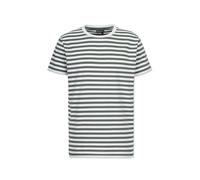 Honesty Rules Unisex Kurzarm T-Shirt Striped aus Bio-Baumwolle, Cilantro-Green, Gr. XL