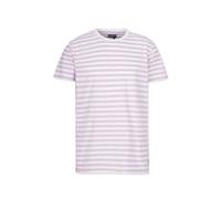 Honesty Rules Unisex Kurzarm T-Shirt Striped aus Bio-Baumwolle, Faded-pink, Gr. L