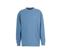 Honesty Rules Unisex Langarmshirt French Terry Signature aus Bio-Baumwolle, Aegean-Blue, Gr. L