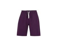 Honesty Rules Unisex Shorts Frech Terry Jogging aus Bio-Baumwolle, Dark-Purple, Gr. XL