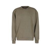 Honesty Rules Unisex Sweatshirt Faded aus Bio-Baumwolle, Faded-Olive, Gr. XL