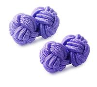 HONEY BEAR 1 Paar Herren/Damen Seide Stoff Knoten Seidenknoten Manschettenknöpfe für Hemd/Kleid,MEHRWEG