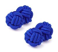 HONEY BEAR 1 Paar Herren/Damen Seide Stoff Knoten Seidenknoten Manschettenknöpfe für Hemd/Kleid,MEHRWEG