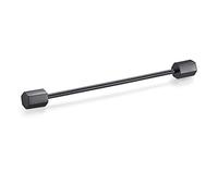 HONEY BEAR 1 Stück/3er Set Herren kragennadel Anzug Hemd Kragenstift Kragen Pins Bar Krawattenknoten Bar Edelstahl für Hochzeit Geschenk,Kegel Silber,MEHRWEG (Sechseck Schwarz)