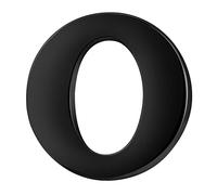 HONEY BEAR 1 Stück Buchstaben Brief Broschen Pins A bis Z, Edelstahl für Herren/Damen Anzug Hemd, Geschäft Hochzeit Geschenk,Schwarz,MEHRWEG (O 0.59inches)