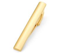 HONEY BEAR 5/5.4/6cm Herren Krawattennadel Krawattenklammer für Normale Krawatte Tie Clip 1.97"/2.12"/2.36" (Mattes Gold-5cm)