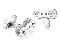 HONEY BEAR Herren Manschettenknöpfe Cufflinks Edelstahl Kette - Fahrradkette 1 Paar, MEHRWEG