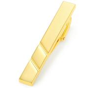 HONEY BEAR Hochwertig Herren Krawattennadel Krawattenklammer Tie Clip 1.97"/2.12" für Normale Größe Krawatte,5cm/5.4cm (Glänzendes Gold 5.4cm)