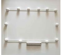 HONEYSEW Jumbo-Stickrahmen, Metall, magnetisch, 24,1 x 35,6 cm, LM9 für Brother The Dream Machine 1 und 2 und Babylock Destiny BLDY 2 Stickmaschine