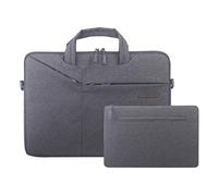 HONGBI 13,3 Zoll MacBook Air/Pro Aktentasche Laptop Handtasche Hülle Tasche,Stoßfeste PC Sleeve für Notebook UltraBook Tablet Dell/HP/Lenovo Schwarz 13.3"