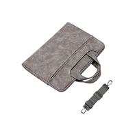 HONGBI Tasche Sleeve Hülle Kompatibel mit 13-15 Zoll Laptop,MacBook Air/Pro,Laptoptasche Kasten mit Zusätzlichem Stauraum Polyester Tasche Dunkelgrau(Keine Geldbörse) 14"