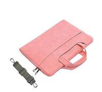 HONGBI Tasche Sleeve Hülle Kompatibel mit 13-15 Zoll Laptop,MacBook Air/Pro,Laptoptasche Kasten mit Zusätzlichem Stauraum Polyester Tasche Pink(kein Geldbeutel) 15"