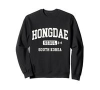 Hongdae Seoul Südkorea K Pop College Style Grafik Sweatshirt