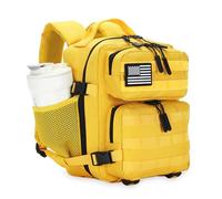 HongXingHai 9L Mini Taktischer Rucksack für Damen und Herren Taktischer Rucksack Klein für Wandern Kleine Taktische Tasche, gelb
