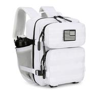 HongXingHai 9L Mini Taktischer Rucksack für Damen und Herren Taktischer Rucksack Klein für Wandern Kleine Taktische Tasche, Weiss/opulenter Garten