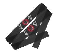 HONITANO 2 Stück Pack Japanische Kochstirnbänder Atmungsaktive Ninja Stirnbänder für Männer und Damen Breites Weiches Kopfband im Karate Stil für Sport und Küche