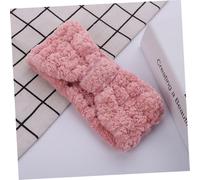 HONITANO 3 Stück Coral Fleece Sport Stirnband Mit Schleife Elastisch Atmungsaktiv Haarschutz Für Damen Yoga Dusche Make up