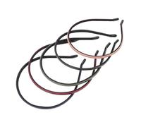 HONITANO 5 Stück Dünnes Lederstirnband Lederbezogene Haarreifen für Damen Vielseitige Kopfbedeckung für Alltag und Party Retro Leicht und Formstabil