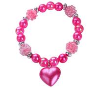 HONITANO Perlenarmband Mädchen Harz Herz Armband Kinder Handgelenkschmuck Leicht Bunt Alltag Und Festlich