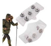 HonJiekomy Antirutsch Spikes Glatteis, 1 Paar Ice Schuhkrallen Mit 5 Zähne, 2026 Neu Anti Rutsch Schuhspikes, Non-Slip Gripper Spikes, Geeignet Für Wandern Trekking Angeln Winter Outdoor