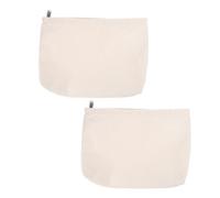 HONMEET 2 Stück Teiliges Makeup Travel Bag Damen Kosmetiktasche Leicht Kompakt mit Reißverschluss Stilvoller Cord Stoff Schminktasche für Reise und Alltag