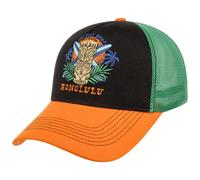 KING KEROSIN Trucker Cap mit Tiki-Motiv Honolulu, schwarz, One Size schwarz
