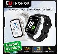 HONOR CHOICE InFoWear Watch 2i, Globale Version Smartwatch, 1,85 Zoll AMOLED-Bildschirm, Ganztägige Gesundheitsüberwachung, HONOR CHOICE Watch 2i Black