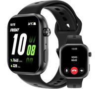 HONOR Choice Watch 2i, Bluetooth Calling Smart Watch, 1,85 ZollAMOLED, 14 Tage Bereitschaft, Spo2, 1ATM, IP68, Schwarz