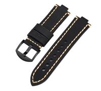 honyeer Armband für ORIS Aquis Diver Serie 733-7730-4157M mechanisches Kalenderarmband(Blackb,11mm)