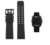 honyeer Gummi-Uhrenarmband für Hamilton Khaki Navy Diving Creed H78585333 H78505330 H78686333 Armband(Black black)