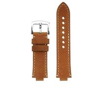 honyeer Konvexes Mundarmband für ORIS Diving AQUIS 733 7730 7740 Herrenuhrarmband(Browns,24mm-12mm)