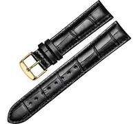 honyeer Lederarmband für Tissot Le Locle Ballade Gentleman Carson(Blackg1,21mm)