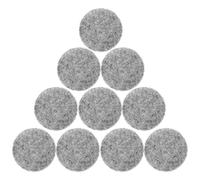 HOODANCOS 10 Stück Runde Nähknöpfe 25mm aus Stoff Kleine Mantelknöpfe zum Annähen für Pullover Umhänge und Selbstgemacht Kleidungszubehör Hellgrau