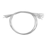 HOODANCOS 10 Stück Teiliges Edelstahl draht Schlüsselanhänger Drahtstärke Langlebige Schraubverschluss Schlüsselringe Rostfrei Farblich Sortiert Vielseitig für Schlüssel Gepäckanhänger