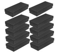 HOODANCOS 10 Stück Teiliges Uhrenbox Innenfutter Elegante Schwarze Aufbewahrung für Herren und Damen Reisetaugliche Einzel uhrenetuis Schützende Geschenkverpackung mit Stabilem Deckel und