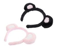 HOODANCOS 2 Stück Bezauberndes Bärenohr Haarband aus Weichem Lint Modisches Haaraccessoire zum Fixieren der Haare Cosplay Accessoire und Foto Requisite für Besondere Anlässe