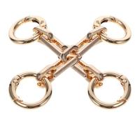 HOODANCOS 2 Stück Kettenriemen Verlängerungsketten für Handtaschen mit Quadratischem Verschluss aus Legierung Bequeme und Vielseitige Schulterriemenverlängerung für Verschiedene Anlässe