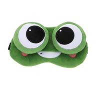 HOODANCOS Schöne Frosch Schlafmaske mit Gel Atmungsaktive Augenbinde Vollständig Lichtdicht Elastisch für Erholsamen Schlaf und Augenschutz