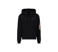 Hoodie ALPHA INDUSTRIES "Air Force Hoodie", Herren, Gr. 3XL, schwarz, Obermaterial: 80% Baumwolle, 20% Polyester, regular fit, Sweatshirts Hoodie (28847766-XXXL) schwarz