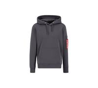 Alpha Industries Air Force Hoodie Größe M Grau