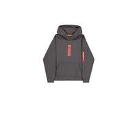 Alpha Industries - Alpha Puff Print Hoodie - Pullover - Vintage Grey M