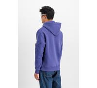 Alpha Industries Alpha Puff Print Hoodie Größe M Lila