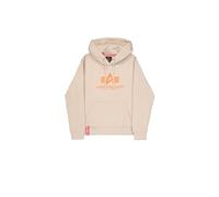 Hoodie ALPHA INDUSTRIES "Basic BL Hoodie", Herren, Gr. M, beige (organic beige), Obermaterial: 80% Baumwolle, 20% Polyester, regular fit, Sweatshirts Hoodie (11052227-M) organic beige